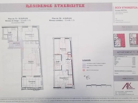 Achat Appartement haut de gamme Saint Jean de Luz 535 000 €