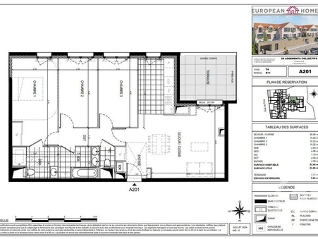 Vente Appartement grand standing Essonne 528 000 €